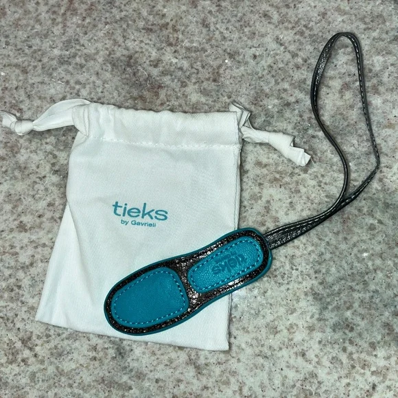 Tieks shoe ornament / bag charm- pewter (Tieks Advent Calendar 2025) - Picture 2 of 2